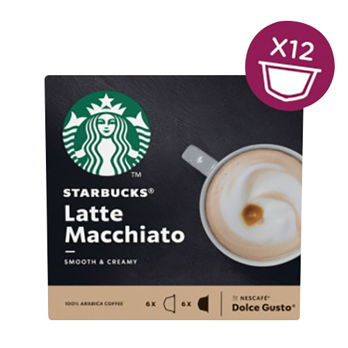 Starbucks® Latte Macchiato by Nescafé® Dolce Gusto® 12 Capsules Top Merken Winkel
